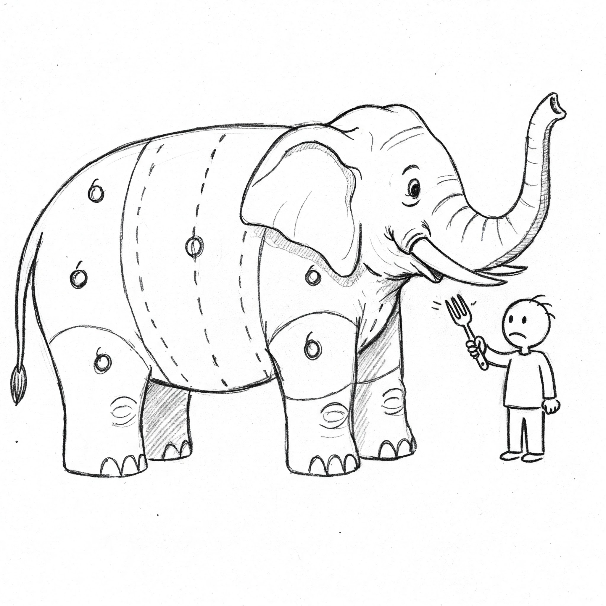 Eat The Elephant illustration