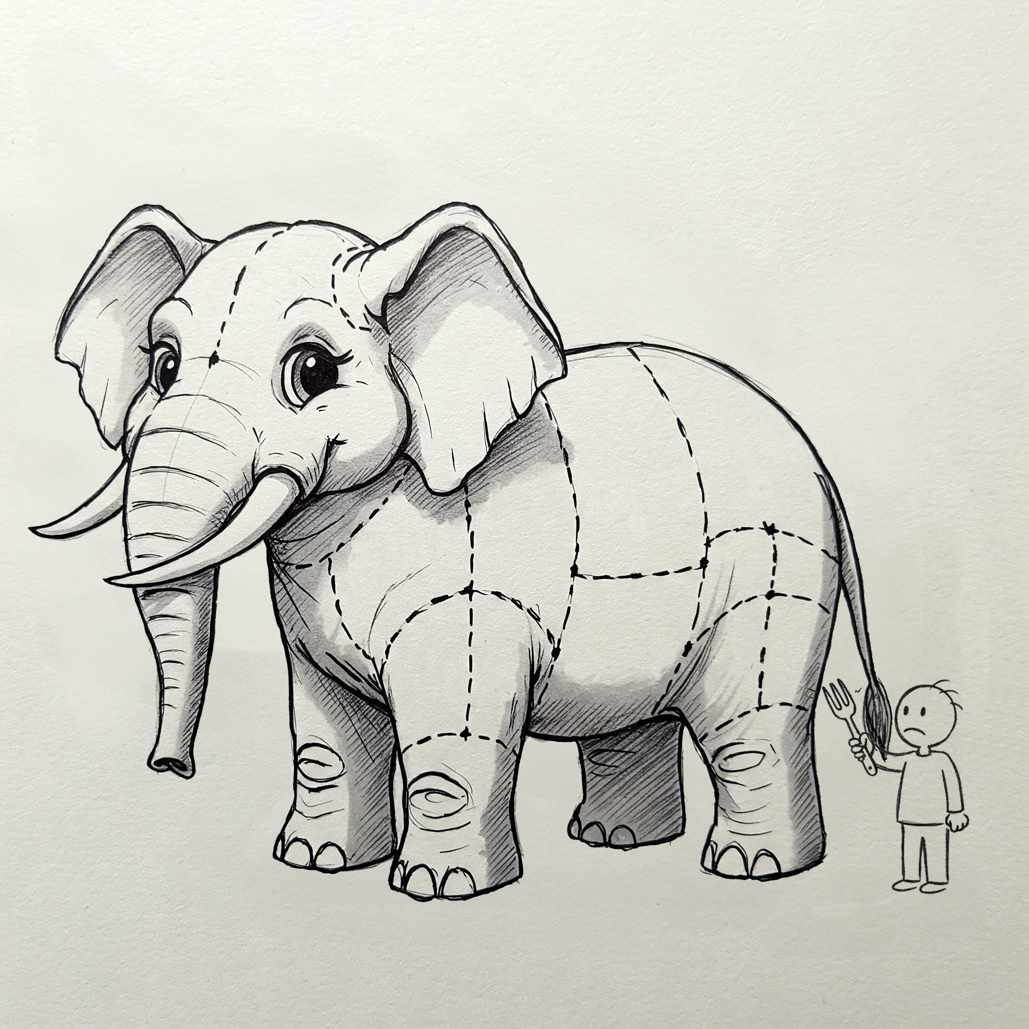 Eat The Elephant illustration